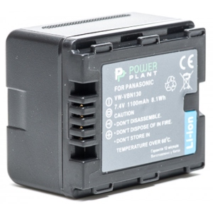 Акумулятор для фотокамери PowerPlant Panasonic VW-VBN130 1100mAh (DV00DV1295)