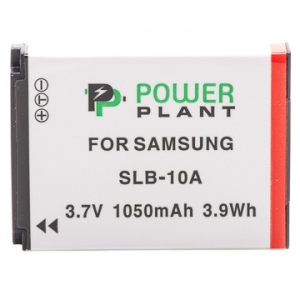 Акумулятор для фотокамери PowerPlant Samsung SLB-10A 1050mAh (DV00DV1236)