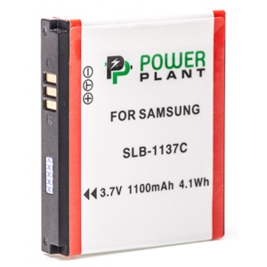 Акумулятор для фотокамери PowerPlant Samsung SLB-1137C 1100mAh (DV00DV1350)