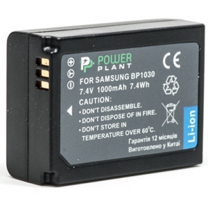 Акумулятор для фотокамери PowerPlant Samsung BP-1030 1000mAh (DV00DV1354)