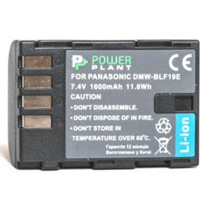 Акумулятор для фотокамери PowerPlant Panasonic DMW-BLF19 1600mAh (DV00DV1355)