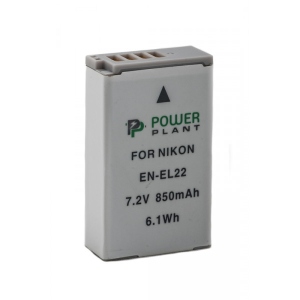 Акумулятор для фотокамери PowerPlant Nikon EN-EL22 850mAh (DV00DV1399)