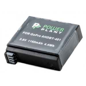 Акумулятор для екшн-камери PowerPlant GoPro AHDBT-401 1160mAh (DV00DV1401)