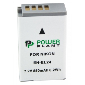 Акумулятор для фотокамери PowerPlant Nikon EN-EL24 850mAh (DV00DV1407)