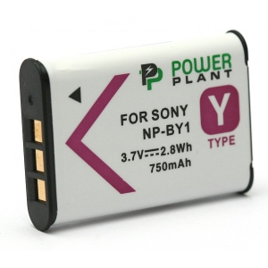 Акумулятор для фотокамери PowerPlant Sony NP-BY1 750mAh (DV00DV1409)