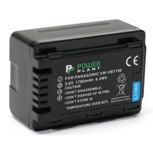 порівняти ціни на Акумулятор для фотокамери PowerPlant Panasonic VW-VBT190 1780mAh (DV00DV1412)