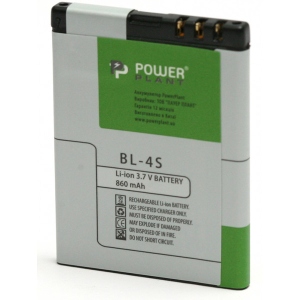 Акумулятор для мобільного телефону PowerPlant Nokia 2680, 3600 (BL-4S) 860mAh (DV00DV6041)