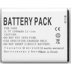 Акумулятор для мобільного телефону PowerPlant Samsung i405 (EB505165YZ) 1300mAh (DV00DV6140)