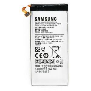 Акумулятор для мобільного телефону PowerPlant Samsung Galaxy A3 (EB-BA300ABE) 1900mAh (DV00DV6263)