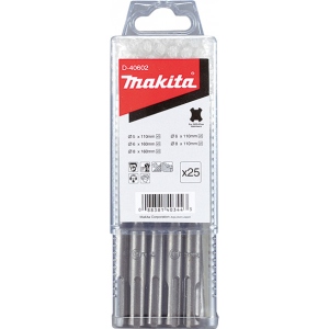 Набір свердел Makita SDS-Plus 25 шт. (D-40602)