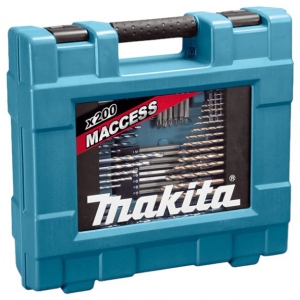 Набір свердел Makita та біт 200 шт. (D-37194) в Україні