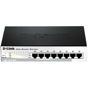 Комутатор локальної мережі (Switch) D-Link DES-1210-08P