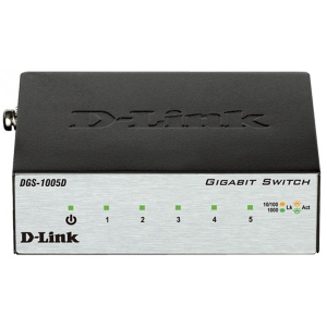 Комутатор локальної мережі (Switch) D-Link DGS-1005D