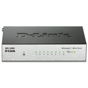 Комутатор локальної мережі (Switch) D-Link DGS-1008D купити