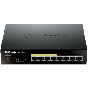 Комутатор локальної мережі (Switch) D-Link DGS-1008P