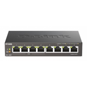 Коммутатор локальної мережі (Switch) D-Link DGS-1008P/E