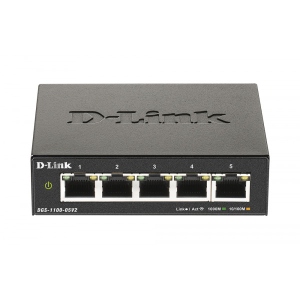 Коммутатор локальної мережі (Switch) D-Link DGS-1100-05V2