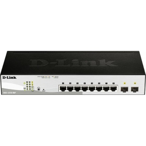 Коммутатор локальної мережі (Switch) D-Link DGS-1210-08P