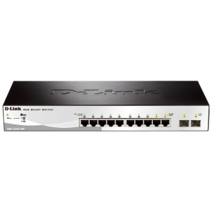 Комутатор локальної мережі (Switch) D-Link DGS-1210-10P