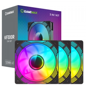 Корпусний вентилятор Gamemax KF300R BK