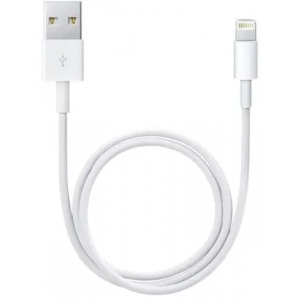 Кабель синхронізації даних Denmen Lightning 2.4A 1m White (D22L-WH)