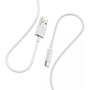 Кабель синхронізації даних Denmen Type C 2.4A 1m White (D22T-WH)