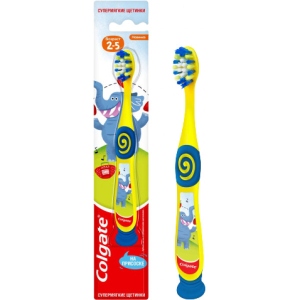 Зубна щітка мануальна дитяча Colgate суперм'яка, 2-5 років (61011686)