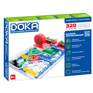 Електронний конструктор DOKA 320 СХЕМ (D70707)