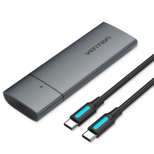 Зовнішній карман Vention M.2 NVME M-key USB Type-C 3.2 Gray (KPGH0)