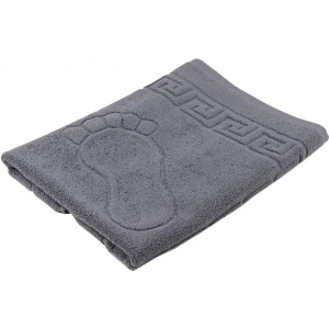 Рушник для ніг GM Textile махровий сірий 50х70