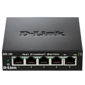 Коммутатор локальної мережі (Switch) D-Link DES-105/E