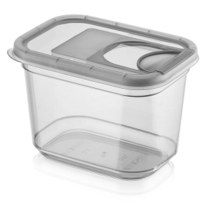 Ємність для сипучих VIOLET HOUSE 0371 Transparente Black 1.3 л