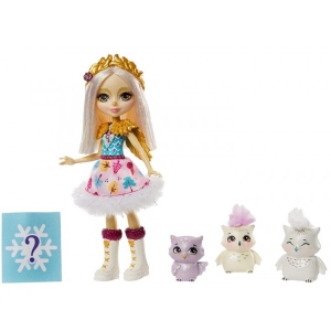 Колекційна лялька набір Enchantimals Сім'я Білої Сови одягли (GJX46) інтернет-магазин