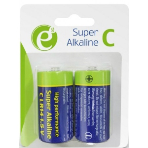 Батарейка тип C (LR-14) EnerGenie Alkaline LR14/Тип С 2 шт. (EG-BA-LR14-01)