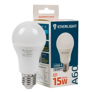 Уцінка - Лампочка світлодіодна Enerlight A60 15Вт 4100K E27
