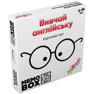 Настільна гра карткова (5-7 років) JoyBand-Bontoy MemoBox вивчай англійську, англо-рос. (MB0004)