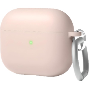 Чохол для навушників Elago Liquid Hybrid Case with Keychain Lovely Pink for Airpods 3rd Gen (EAP3RH-HANG-LPK)