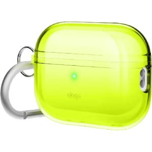Чохол для навушників Elago Clear Hang Case Neon Yellow for Airpods Pro 2nd Gen (EAPP2CL-HANG-NYE)