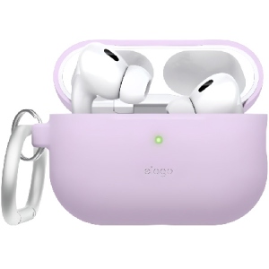 Чохол для навушників Elago Silicone Hang Case Lavender for Airpods Pro 2nd Gen (EAPP2CSC-ORHA-LV)