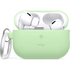 Чохол для навушників Elago Silicone Hang Case Pastel Green for Airpods Pro 2nd Gen (EAPP2SC-HANG-PGR)