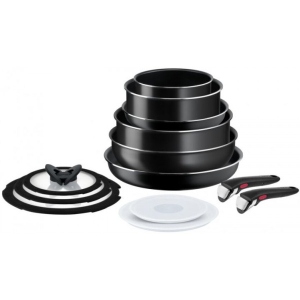 Уцінка - Набір посуду зі знімною ручкою Tefal L1549023 Ingenio Easy Cook & Clean 13 пр #