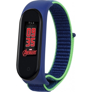 Ремінець для фітнес-браслету BeCover Nylon Style for Xiaomi Mi Smart Band 5 Blue/Green (705418)