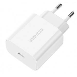 Мережевий зарядний пристрій Essager Vanjane Travel Phone Charger Set PD20W EU (ECTC-FJB02-P) купити