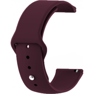 Ремінець для смарт-годинника BeCover for Samsung Galaxy Watch 42mm/Watch Active/Active 2 40/44mm/Watch 3 41mm/Gear S2 Classic/Gear Sport Purple-Wine