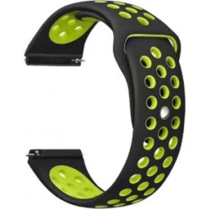 Ремінець для смарт-годинника BeCover Nike Style for Motorola Moto 360 2nd Gen. Black-Yellow (705760) продаж