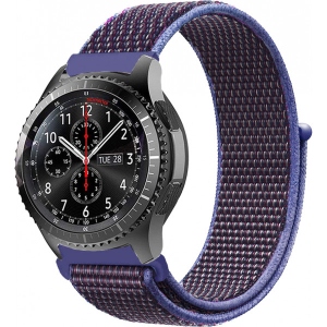 Ремінець для смарт-годинника BeCover Nylon Style for Xiaomi Amazfit Bip/Bip Lite/Bip S Lite/GTR 42mm/GTS/TicWatch S2/TicWatch E Purple (705828)