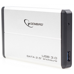 Зовнішній карман Gembird HDD 2.5'' USB 3.0 Silver (EE2-U3S-2-S)