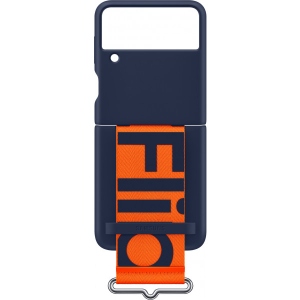 Чохол для смартфону Samsung Silicone Cover with Strap Samsung Galaxy Z Flip 3 Navy (EF-GF711TNEGRU) продаж