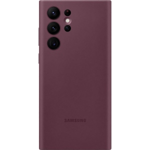Чохол для смартфона Samsung Silicone Cover Galaxy S22 Ultra Burgundy (EF-PS908TEEGRU) в інтернет-магазині