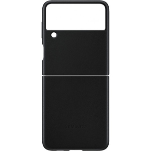 Чохол для смартфону Samsung Leather Cover Samsung Galaxy Z Flip 3 Black (EF-VF711LBEGRU)